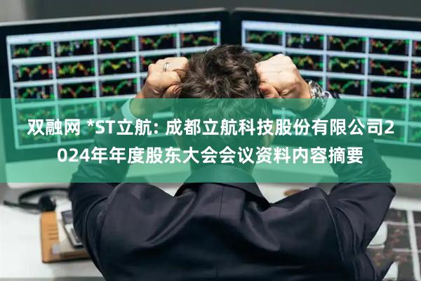 双融网 *ST立航: 成都立航科技股份有限公司2024年年度股东大会会议资料内容摘要