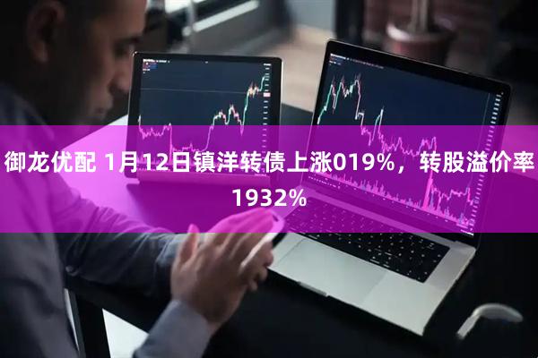 御龙优配 1月12日镇洋转债上涨019%，转股溢价率1932%